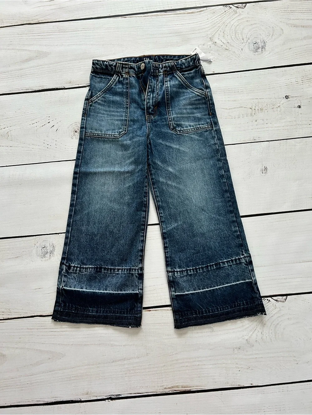GAP | new |  Relaxed Wide-Leg Blue Denim Jeans
